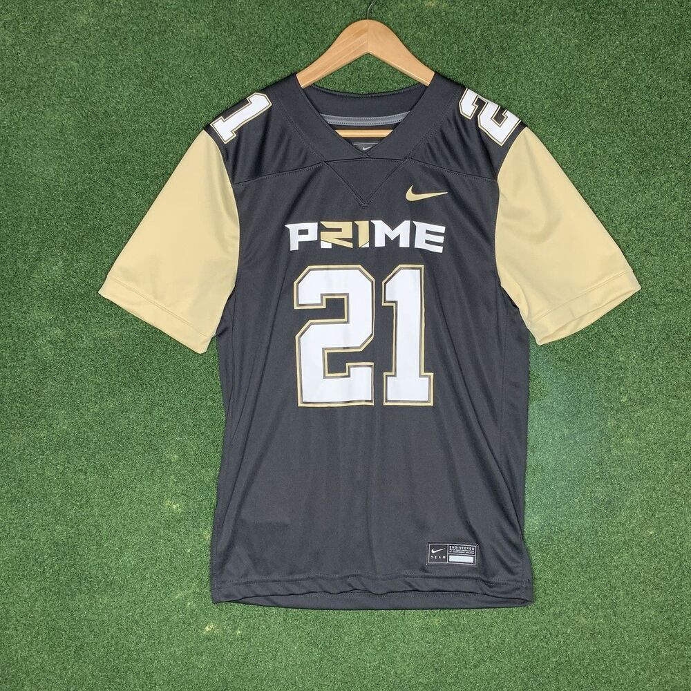 Nike DRI FIT Coach Prime #21 Deion Sanders 2.0 BLACK Jersey Men’s Small